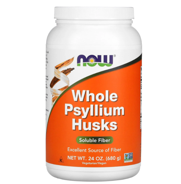NOW Food, Whole Psyllium Husks, 680 gr | Цельная оболочка семян подорожника, 680 гр